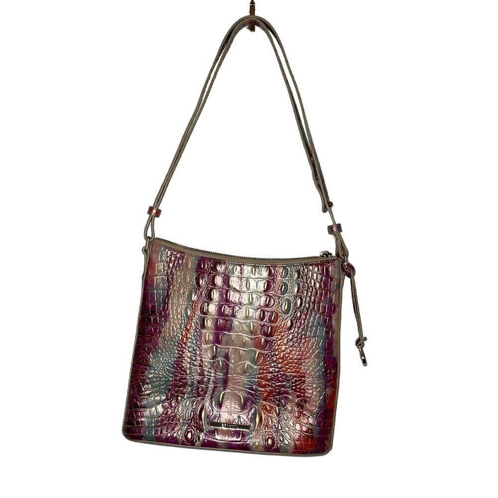 Brahmin Womens Crossbody Bag One Size Multicolor Melbourne Leather Adjustable Ne
